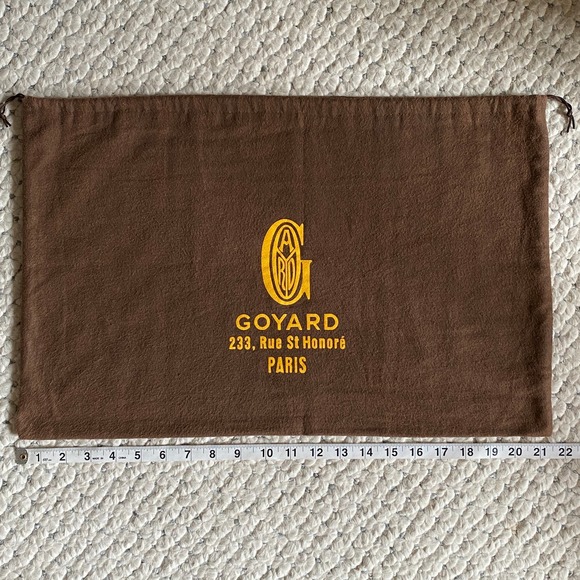 GOYARD Paris Authentic Large Tote Bag Sleeper NEW! 21.5" 14" RARE xl Gold Logo - Picture 1 of 5